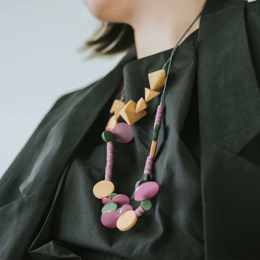 WoonHung x H&M / Victor Adjustable Necklace / Mustard