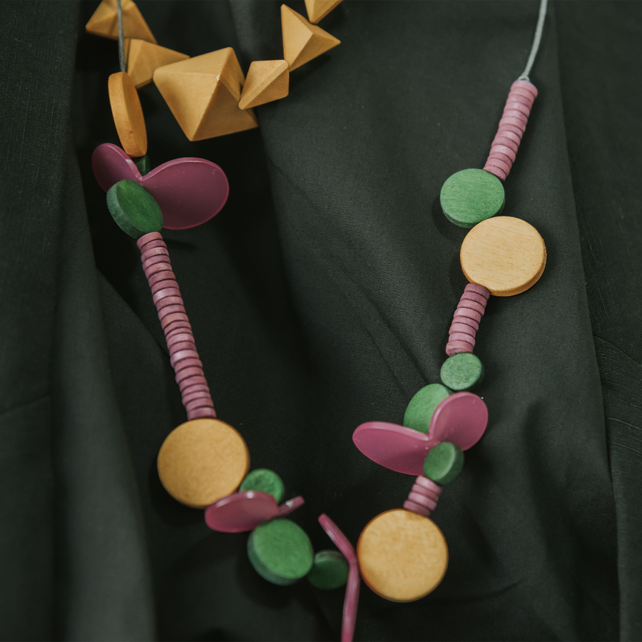 WoonHung x H&M / Victor Adjustable Necklace / Mustard